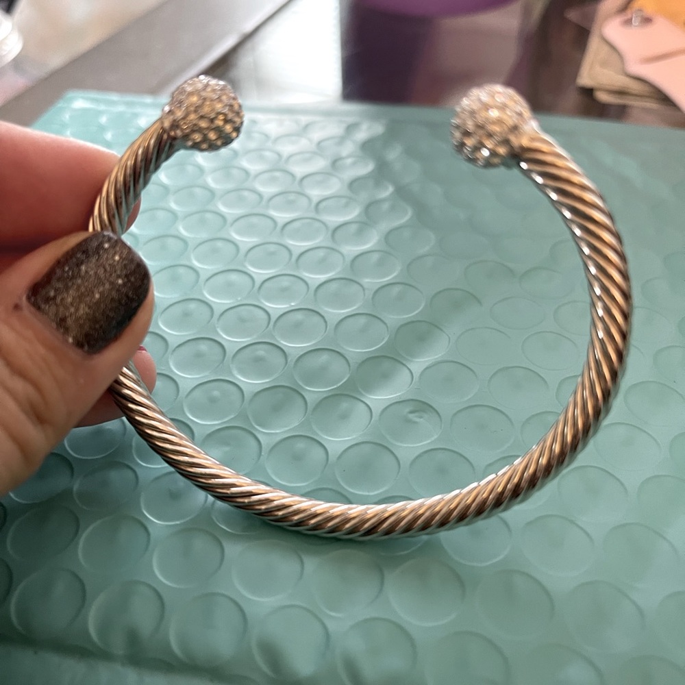 Swarovski Crystal cuff bracelet by Touchstone